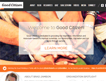 Tablet Screenshot of good-citizen.org